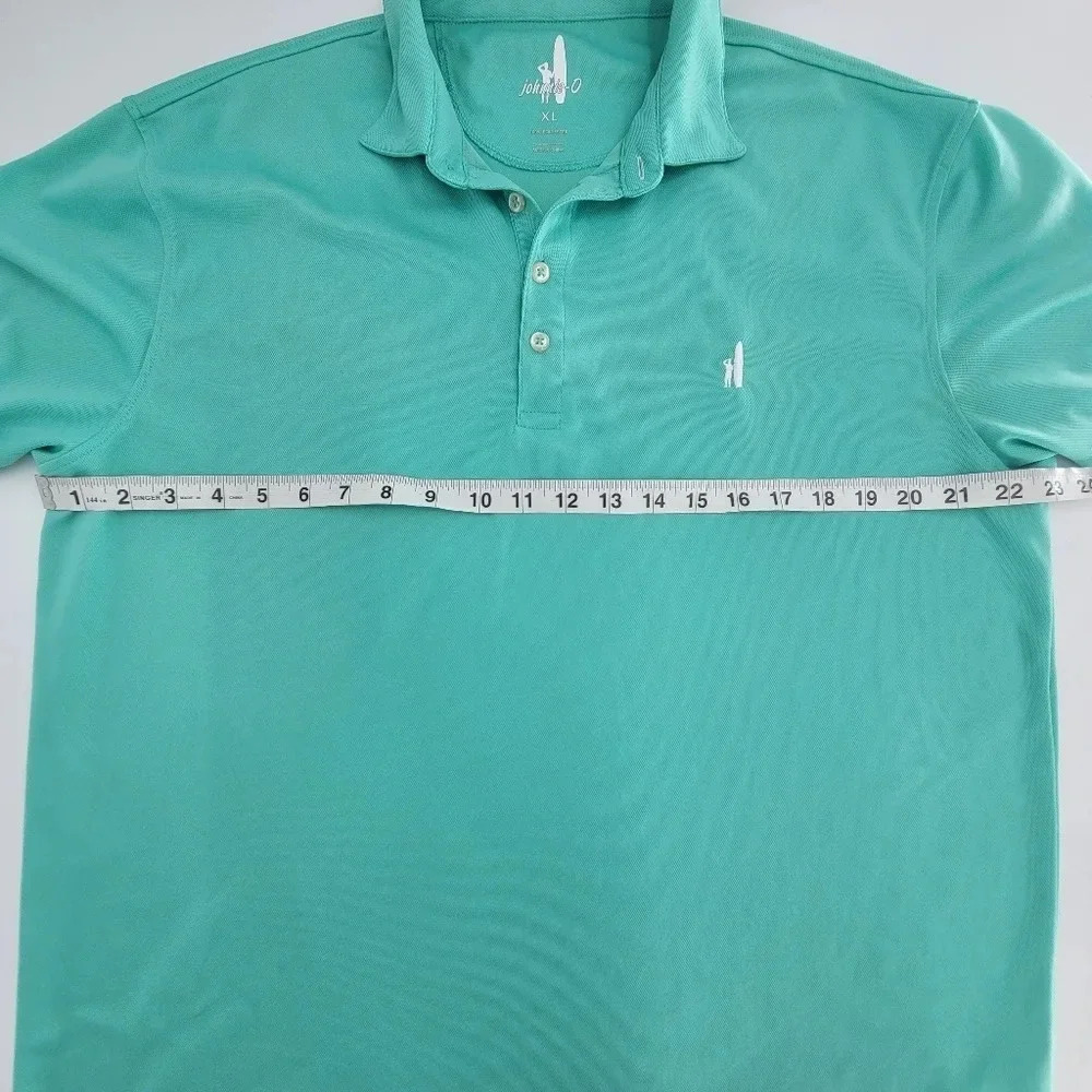 Johnnie-O Fairway Solid Mesh Performance Polo Pea… - image 6